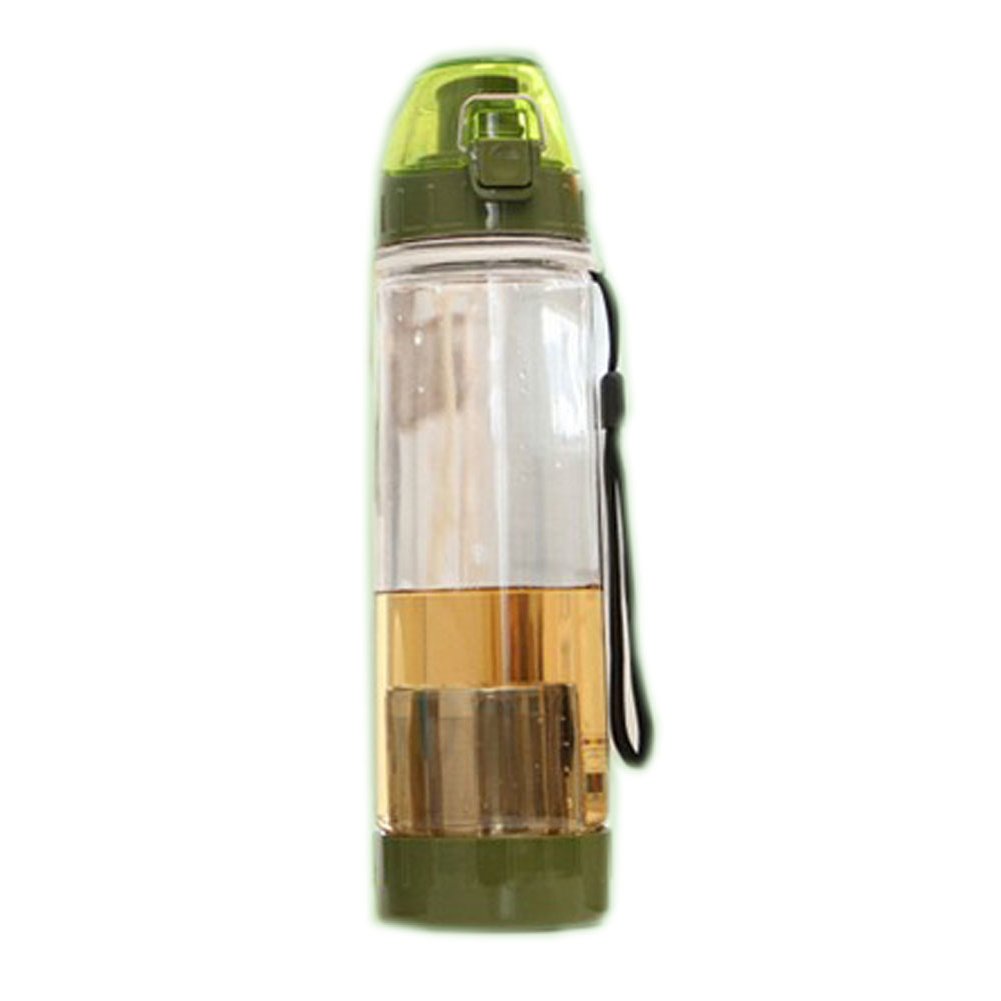 Green Filter Sport Water Bottle Narrow Mouth Water Jug, 21-Ounce